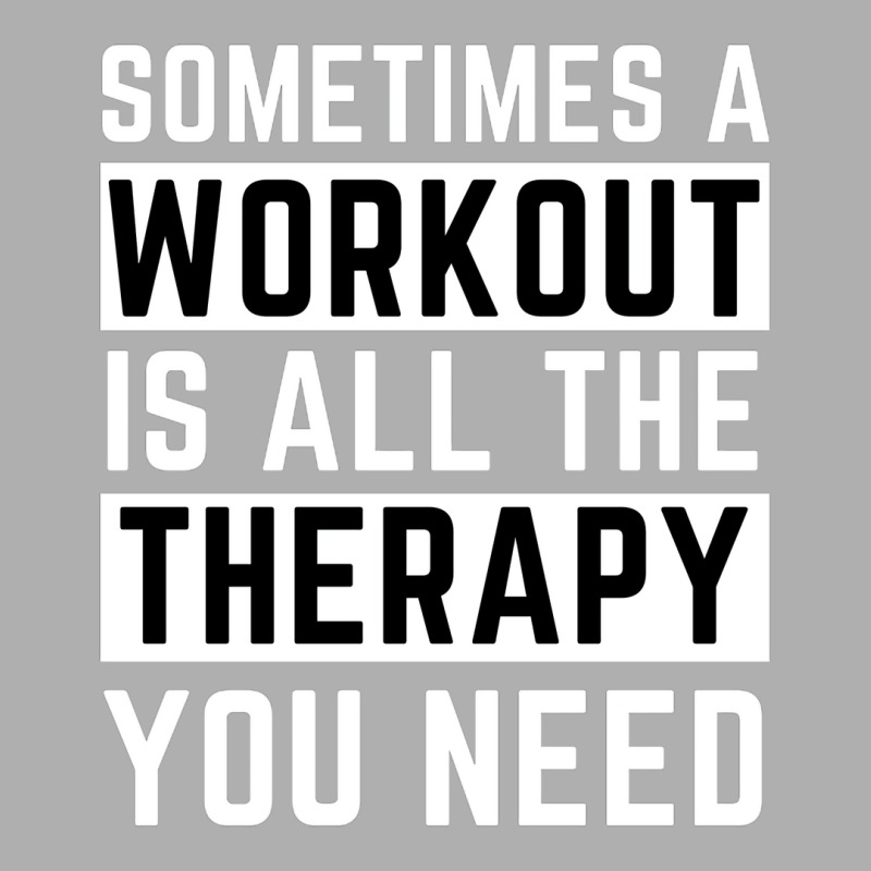 Sometimes A Workout Is All The Therapy You Need No Ladies Fitted T-Shirt by abseyagabey4 | Artistshot