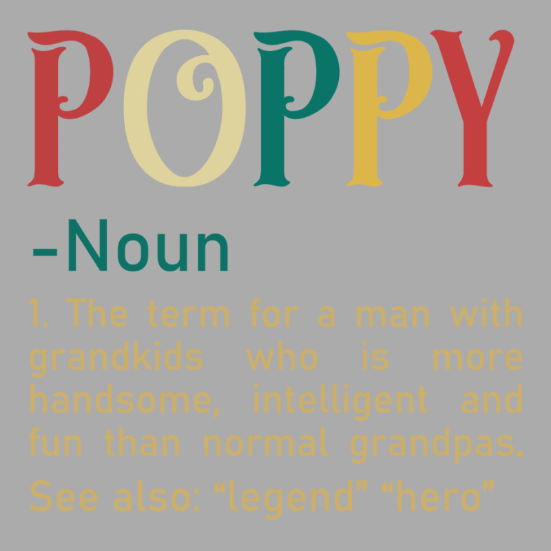 Funny Grandpa Saying Dictionary Poppy Retro T-shirt | Artistshot