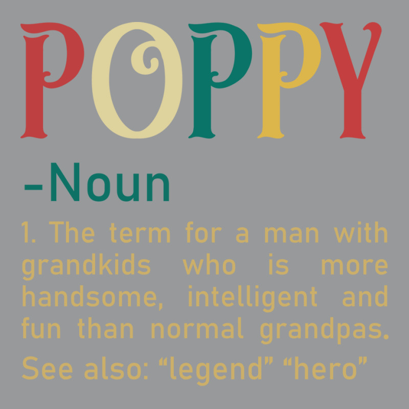 Funny Grandpa Saying Dictionary Poppy Retro Unisex Hoodie | Artistshot