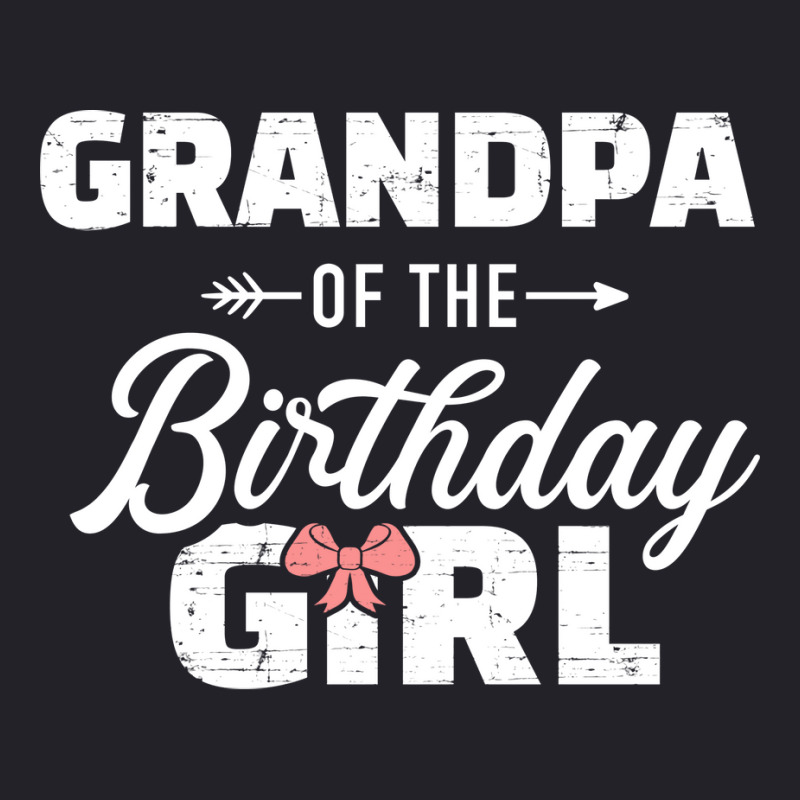 Grandpa Of The Birthday Granddaughter Girl Nature Unisex Sherpa-lined Denim Jacket | Artistshot