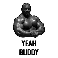 Ronnie Coleman Yeah Buddy Gym Meme Red 3/4 Sleeve Shirt | Artistshot