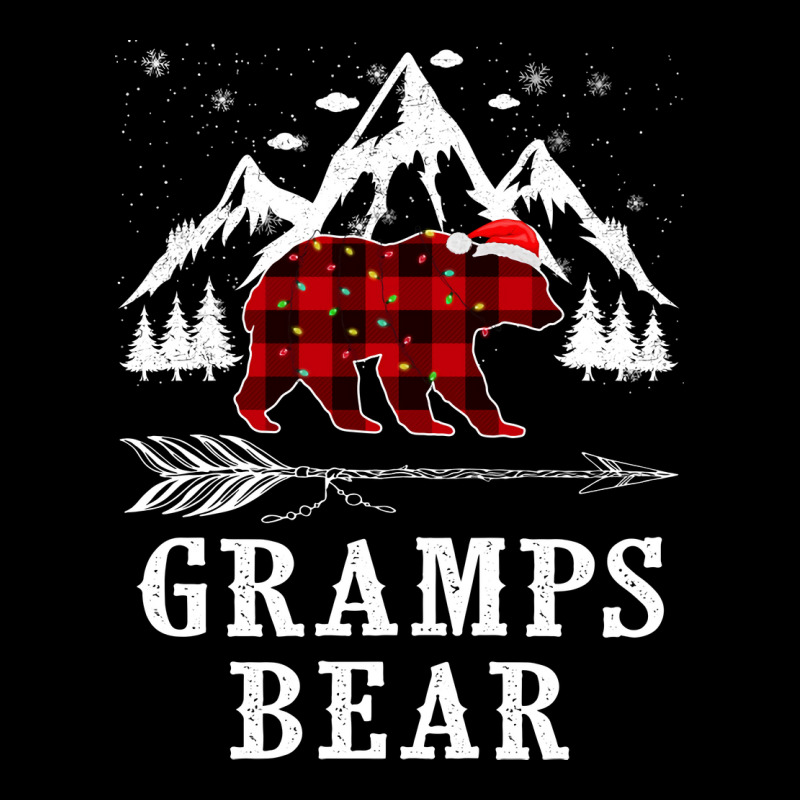 Gramps Bear Christmas Red Plaid Buffalo Family Paj Kids Cap | Artistshot