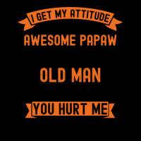 I Get My Attitude From My Freakin Awesome Papaw Gi Lightweight Hoodie | Artistshot