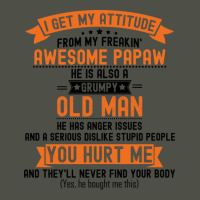 I Get My Attitude From My Freakin Awesome Papaw Gi Fleece Short | Artistshot