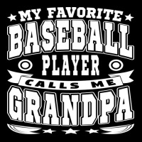 My Favorite Baseball Player Calls Me Grandpa Text Men's 3/4 Sleeve Pajama Set | Artistshot