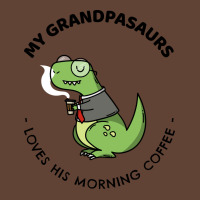 Grandpasaurs Loves His Morning Coffee Vintage T-shirt | Artistshot