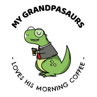 Grandpasaurs Loves His Morning Coffee Vintage 3/4 Sleeve Shirt | Artistshot