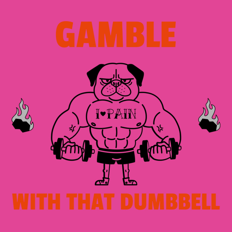 Gamble With That Dumbbell Gym Hipster T-shirt | Artistshot