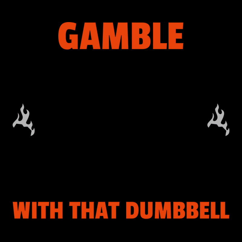 Gamble With That Dumbbell Gym Hipster Men's Long Sleeve Pajama Set | Artistshot