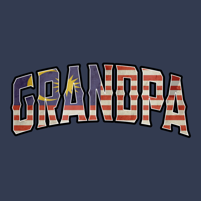 Grandpa Malaysian Vintage Heritage Dna Flag Stars V-Neck Tee by saegerexsons | Artistshot