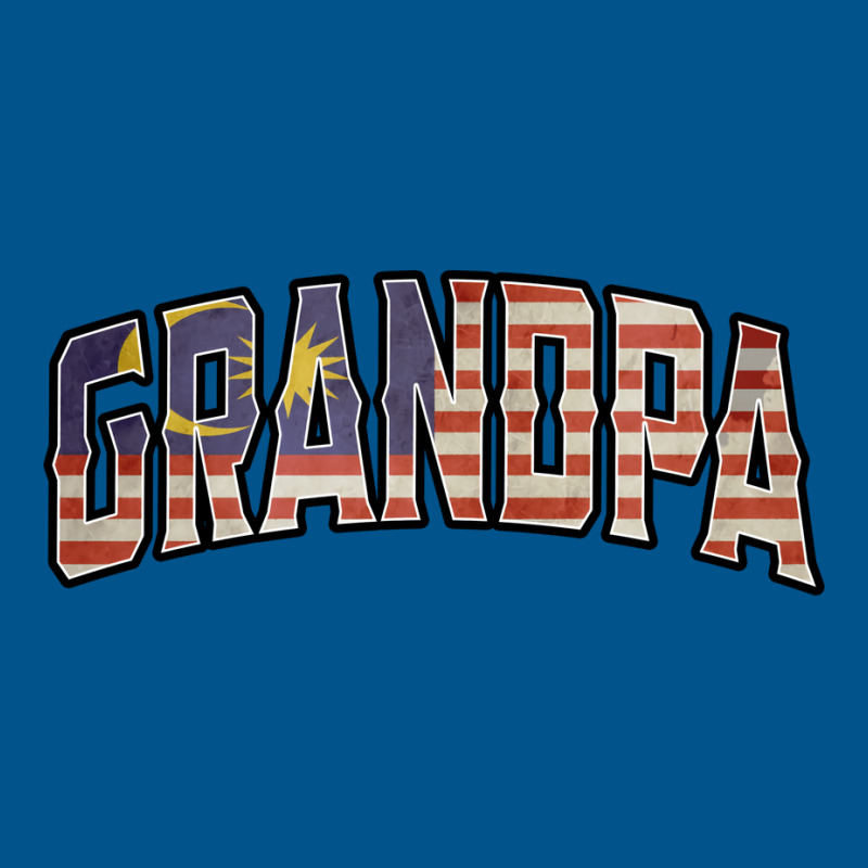 Grandpa Malaysian Vintage Heritage Dna Flag Stars Classic T-shirt by saegerexsons | Artistshot