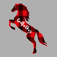 Red Plaid Horse Godfather Girl Exclusive T-shirt | Artistshot