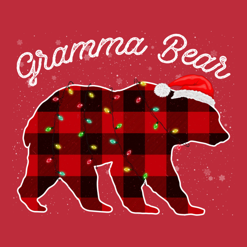 Gramma Bear Santa Christmas Pajama Red Plaid Buffa Pocket T-shirt | Artistshot