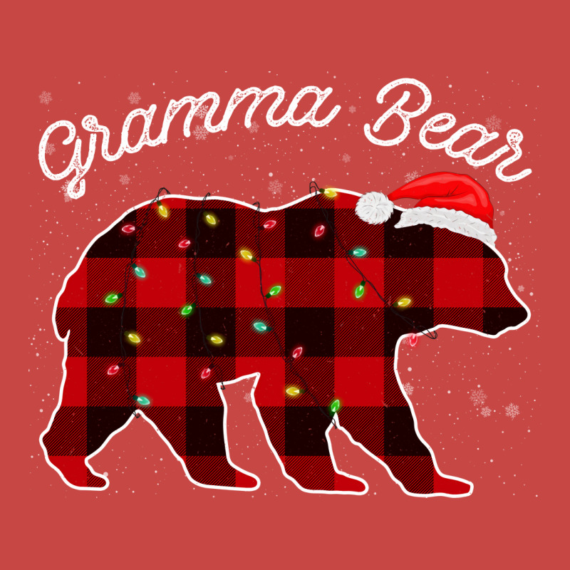 Gramma Bear Santa Christmas Pajama Red Plaid Buffa Zipper Hoodie | Artistshot