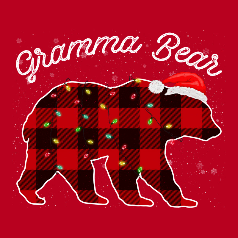 Gramma Bear Santa Christmas Pajama Red Plaid Buffa Classic T-shirt | Artistshot