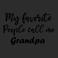 My Favorite People Call Me Grandpa Funny Grandpa G Cropped Hoodie | Artistshot