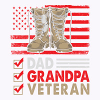 Dad Grandpa Veteran Vintage Favorite Holiday Veter Tank Top | Artistshot