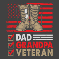 Dad Grandpa Veteran Vintage Favorite Holiday Veter Vintage T-shirt | Artistshot