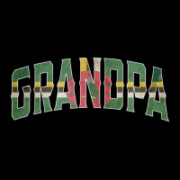 Grandpa Dominica Vintage Heritage Dna Flag Travel Cropped Sweater | Artistshot