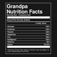 Grandpa Nutrition Facts Fathers Day Travel Flannel Shirt | Artistshot