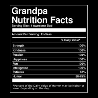 Grandpa Nutrition Facts Fathers Day Travel Men's 3/4 Sleeve Pajama Set | Artistshot