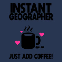 Instant Geographer Just Add Coffee Girl Men Denim Jacket | Artistshot