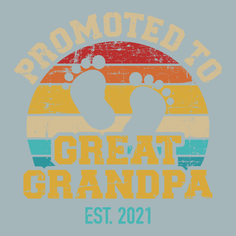 Promoted To Great Grandpa 2021 Vintage Aesthetic Unisex Sherpa-lined Denim Jacket | Artistshot