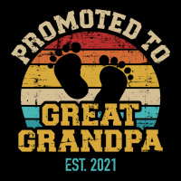 Promoted To Great Grandpa 2021 Vintage Aesthetic Pocket T-shirt | Artistshot