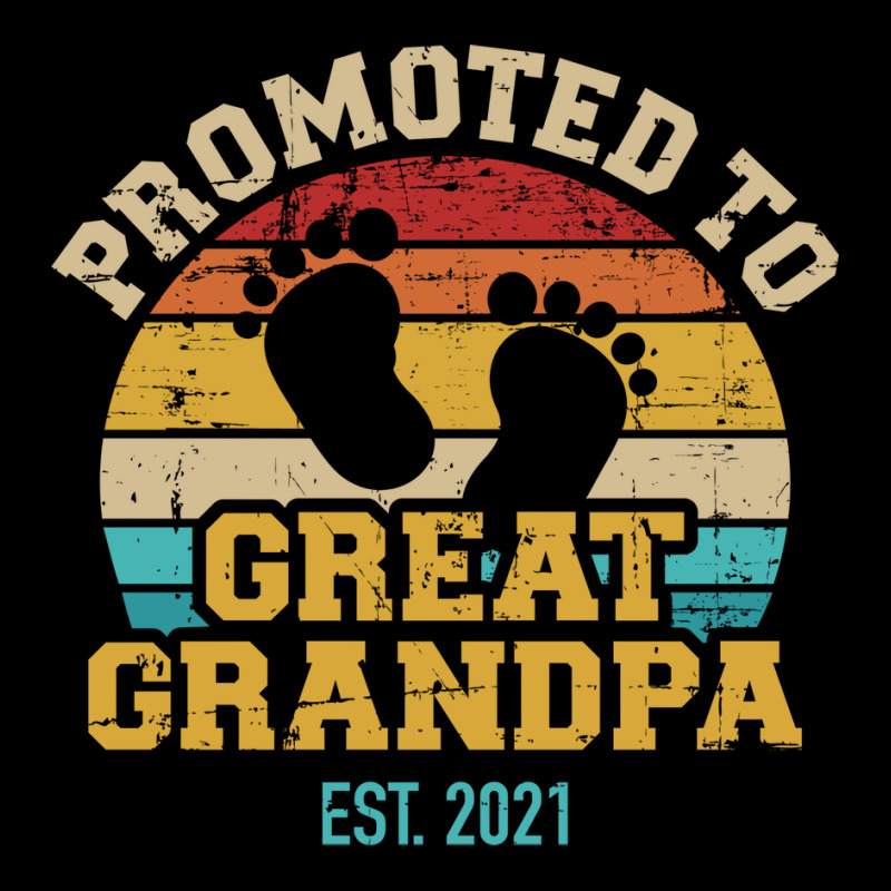 Promoted To Great Grandpa 2021 Vintage Aesthetic Pocket T-shirt | Artistshot