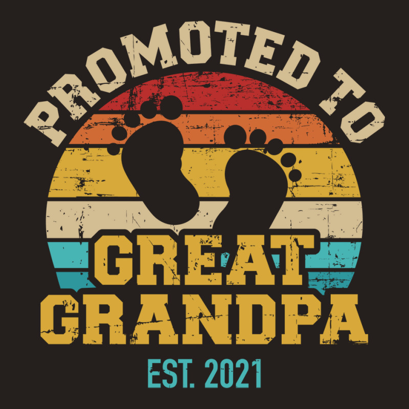 Promoted To Great Grandpa 2021 Vintage Aesthetic Tank Top | Artistshot