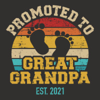 Promoted To Great Grandpa 2021 Vintage Aesthetic Champion Hoodie | Artistshot