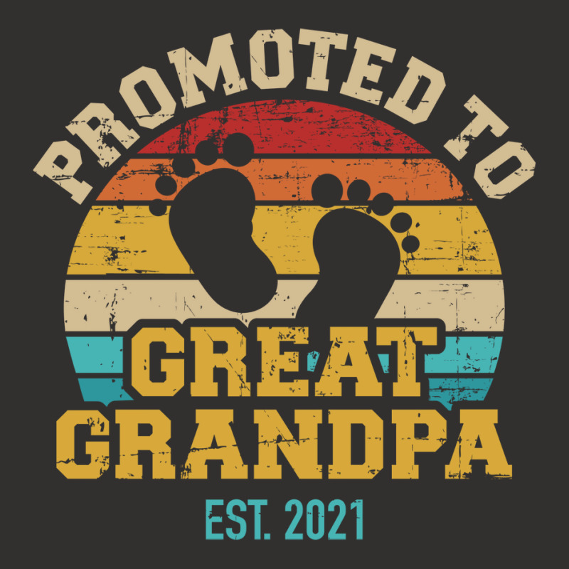 Promoted To Great Grandpa 2021 Vintage Aesthetic Champion Hoodie | Artistshot