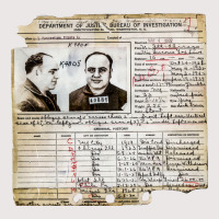 Al Capone Arrest Record 1932 Aesthetic Pocket T-shirt | Artistshot