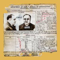 Al Capone Arrest Record 1932 Aesthetic Vintage Hoodie And Short Set | Artistshot