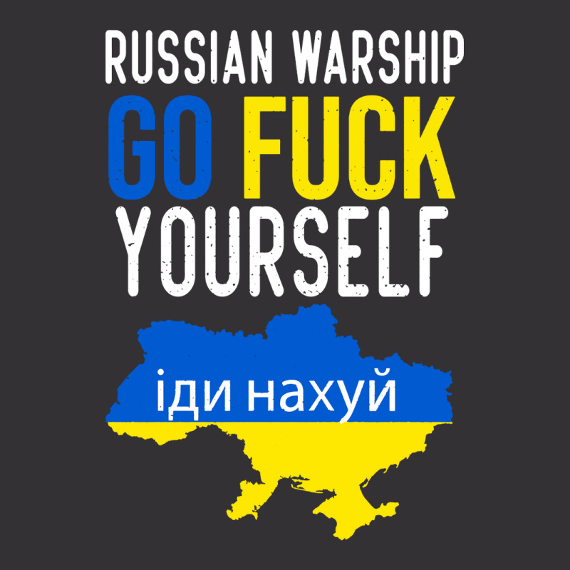 Russian Warship Go Fuck Yourself Vintage Hoodie And Short Set | Artistshot