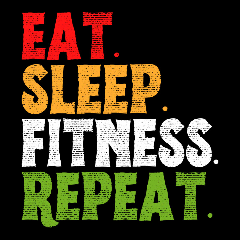 Eat Sleep Fitness Repeat Fitness Lover Red V-Neck Tee by appaihgjecio | Artistshot