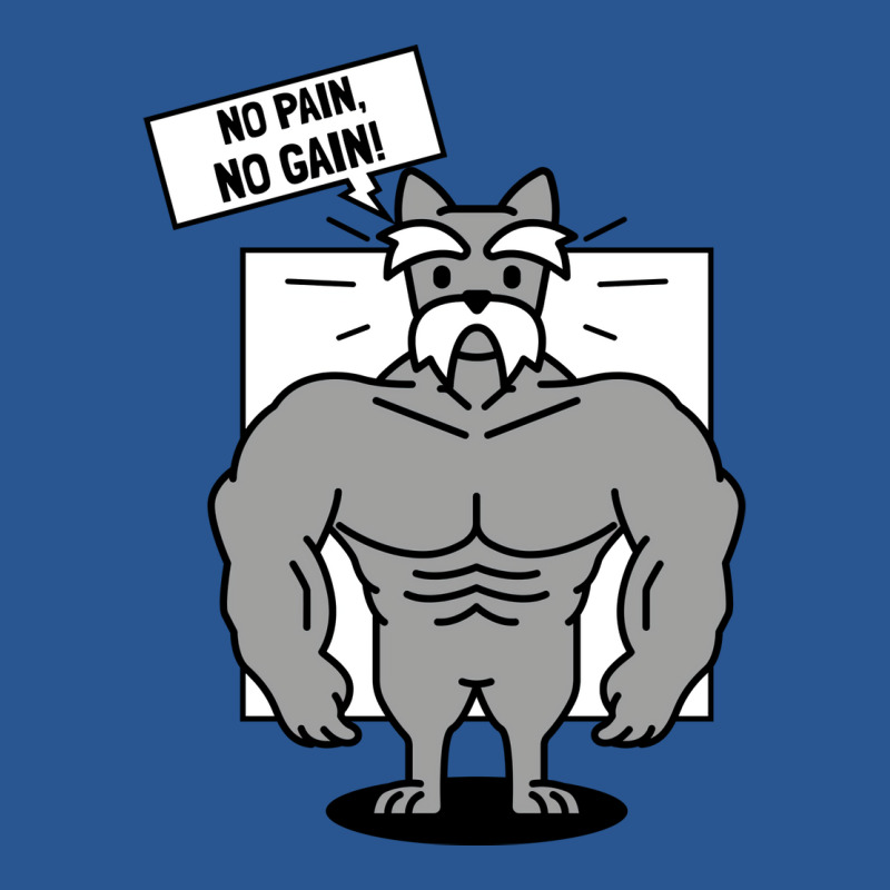 No Pain No Gain Gym Dog Cute T-Shirt by horathmheannj | Artistshot