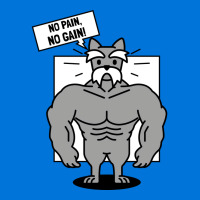 No Pain No Gain Gym Dog Cute Graphic T-shirt | Artistshot