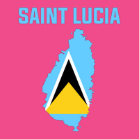 Saint Lucian Flag Inside Map Of Saint Lucia Vintag Crewneck Sweatshirt | Artistshot