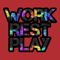 Work Rest Play Fitness Lifestyle Motivational Sayi Ladies Fitted T-shirt | Artistshot