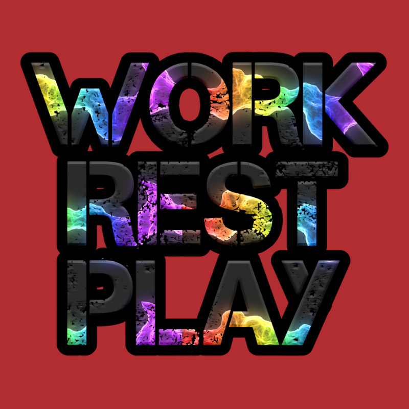 Work Rest Play Fitness Lifestyle Motivational Sayi Ladies Fitted T-Shirt by rhmatijariahp | Artistshot