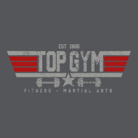 Top Gym Distressed Grey Red Ladies Fitted T-shirt | Artistshot