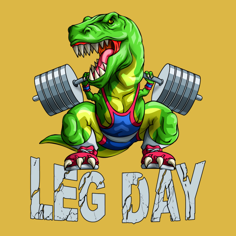 Leg Day Squat Trex Weight Lifter Barbell Gym Train Classic T-shirt by kasarakajaei | Artistshot