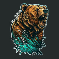 Bear Angry 3 Women's Triblend Scoop T-shirt | Artistshot