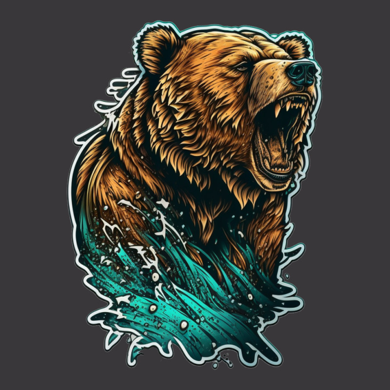 Bear Angry 3 Ladies Curvy T-Shirt by KiboJustice | Artistshot