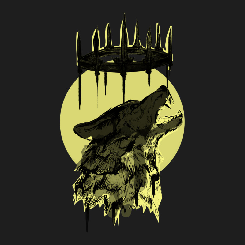 Wolf   The King Classic T-shirt by amdremahoudy | Artistshot