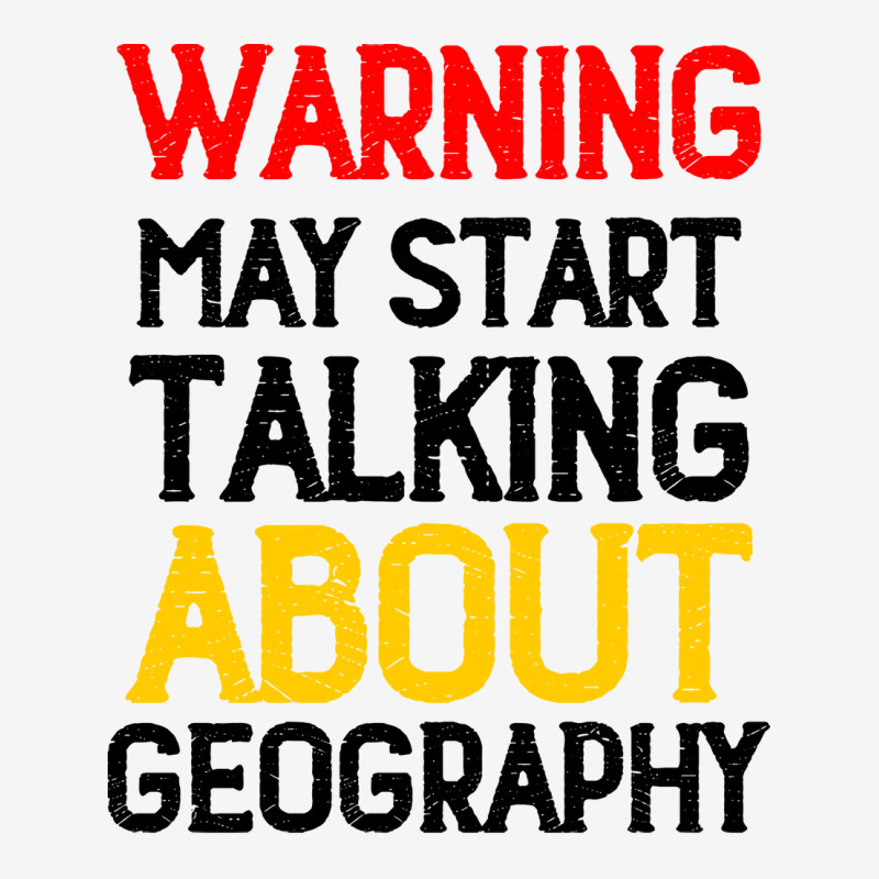 Warning May Start Talking About Geography Cool Adjustable Cap | Artistshot