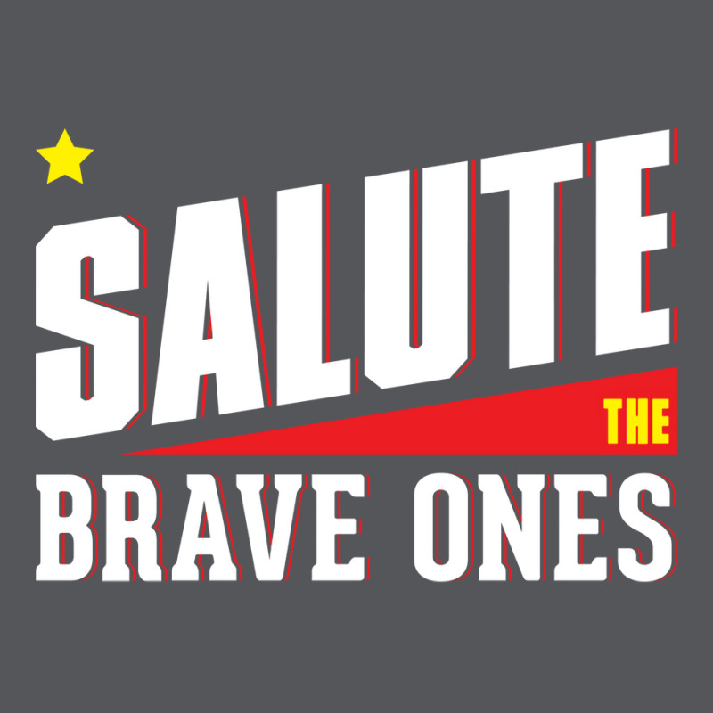 Salute The Brave Ones Blue Ladies Fitted T-Shirt by halaruzheyu1 | Artistshot