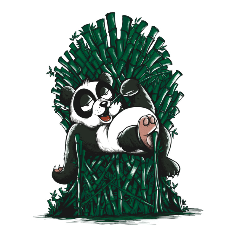 Panda On Throne Men's T-shirt Pajama Set | Artistshot