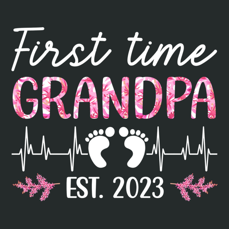 First Time Grandpa 2023 Travel Women's Triblend Scoop T-shirt by haneysnooksq | Artistshot